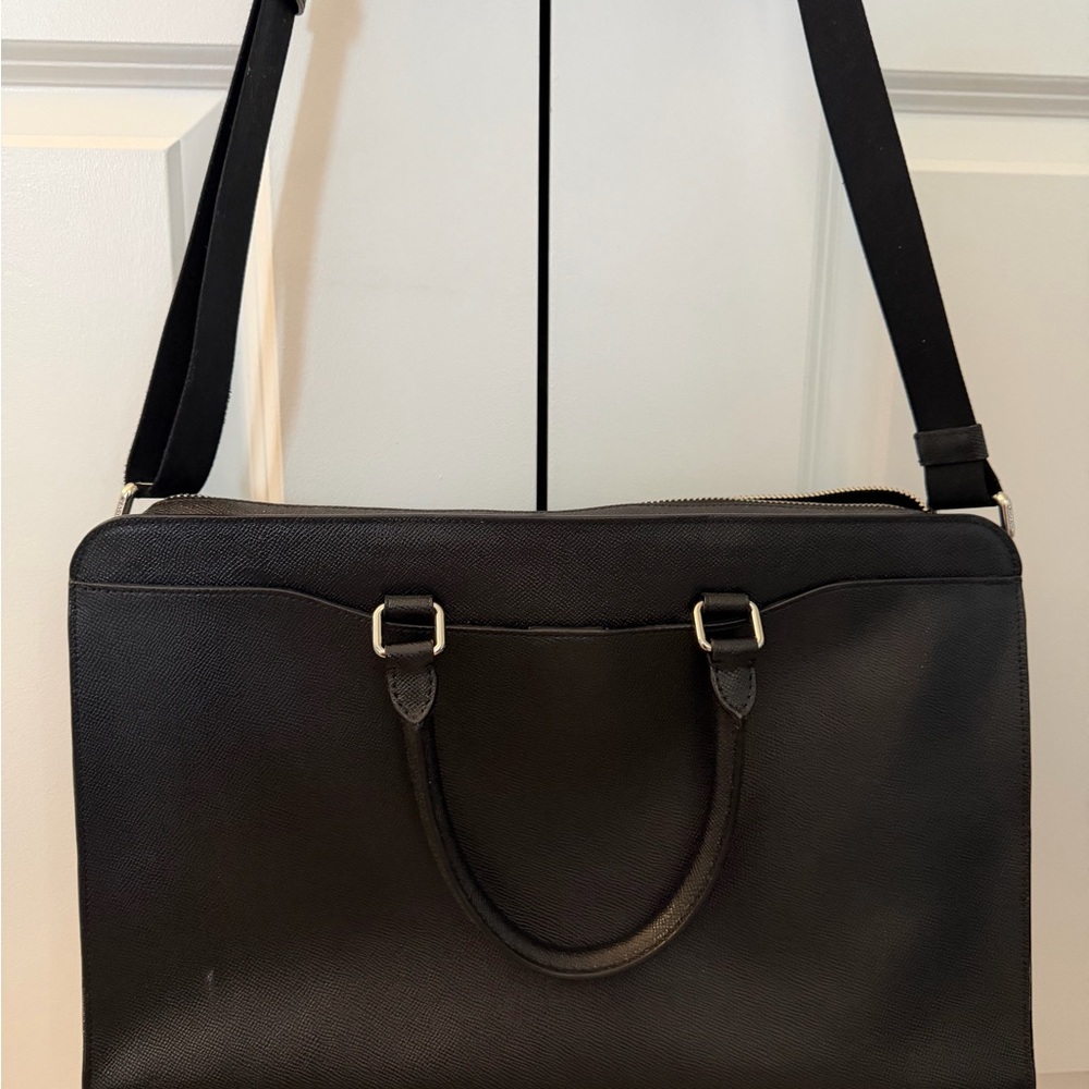 Black Coach Shoulder Work Bag